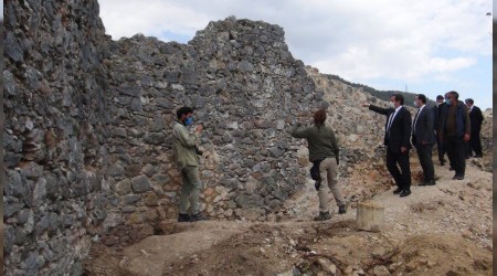 Akyaka Kalesi 7 ayda gün yüzüne çıktı