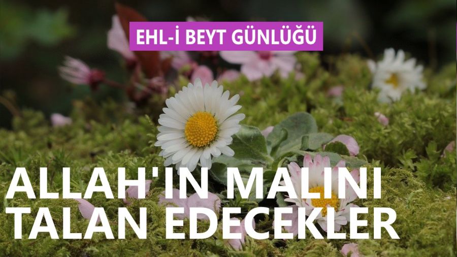 Allah’ın malını talan edecekler