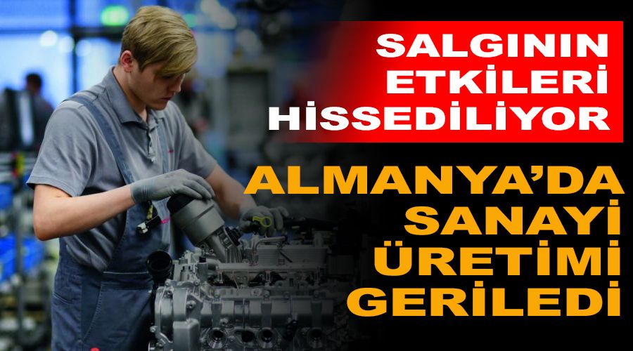 Almanya'da sanayi retimi yzde 10,8 geriledi