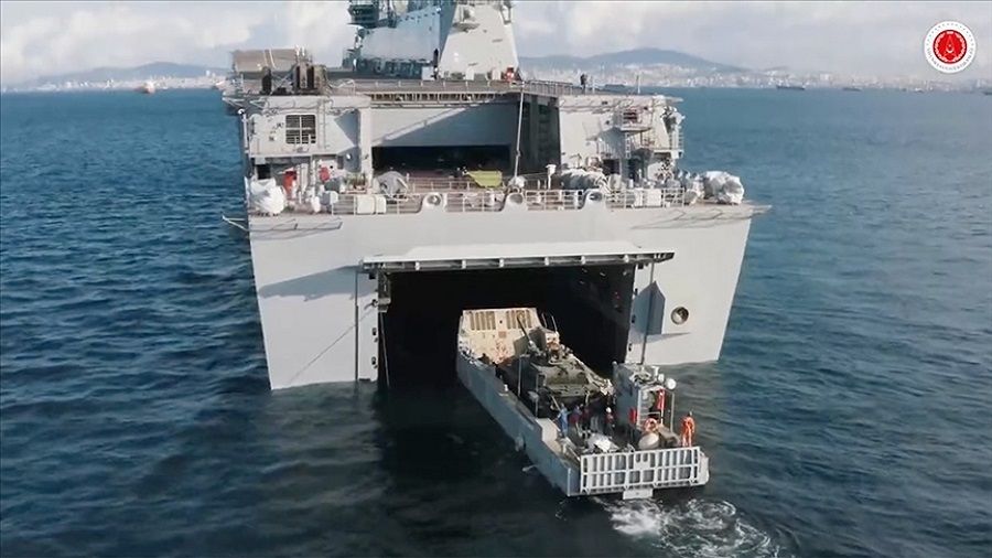 Altay tank, TCG Anadolu gemisine kt