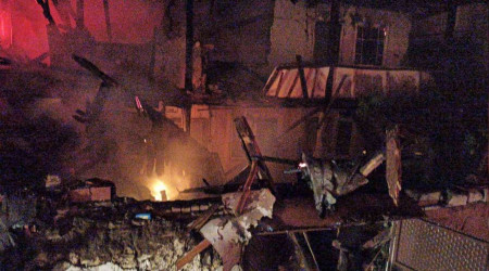 Amasya'da iki ev yangýndan hasar gördü