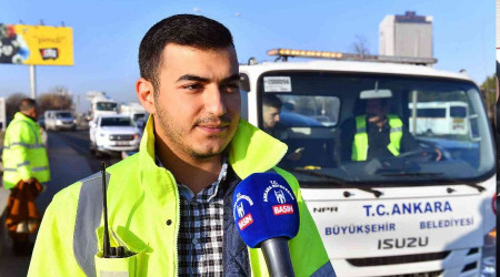 Ankara Büyükşehir Belediyesi'nden ücretsiz çekici hizmeti