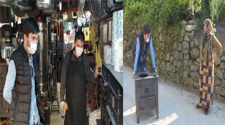 Anneler günü hediyesini aldı