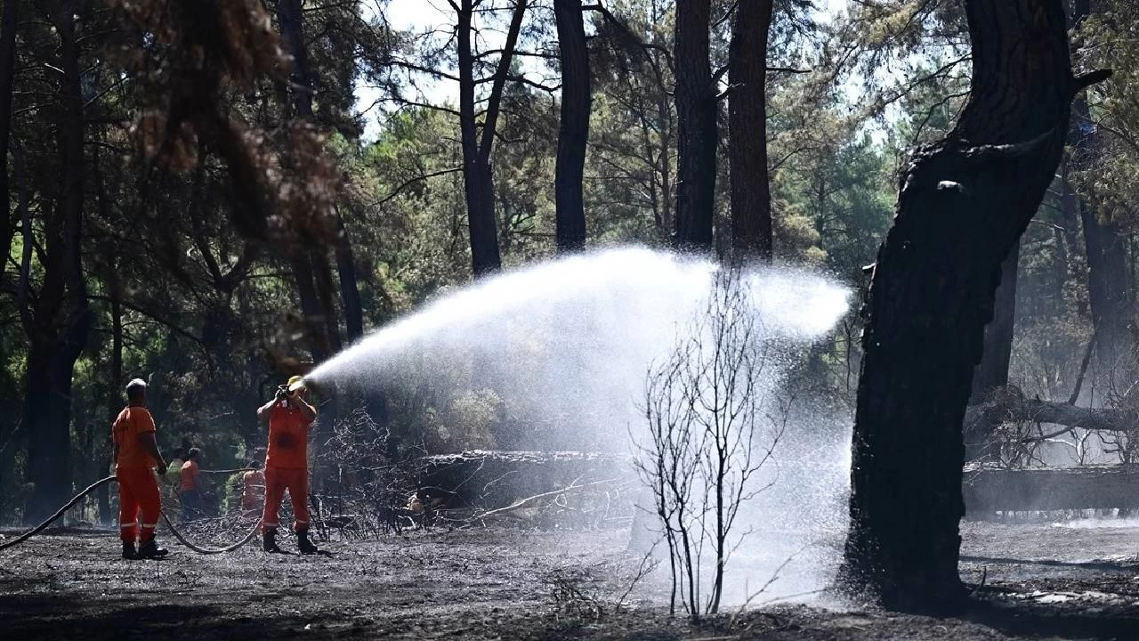Antalya'da çıkan orman yangınlarından biri kontrol altına alındı