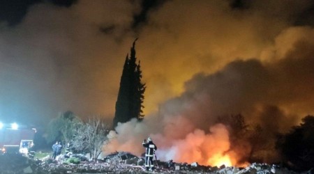 Antalya'da kat atk yangn