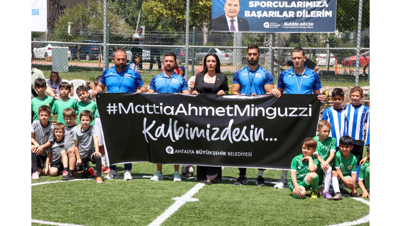 Antalya'da Mattia Ahmet Minguzzi anısına futbol turnuvası düzenlendi