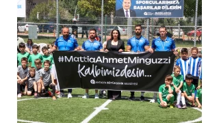 Antalya'da Mattia Ahmet Minguzzi anısına futbol turnuvası düzenlendi