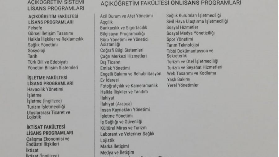 AÖF'nin sınavsız 'İkinci Üniversite' kayıtları devam ediyor