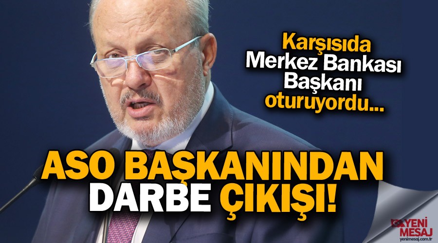 ASO Başkanından önemli uyarı!
