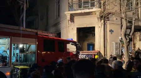 Bakü'de şiddetli patlama