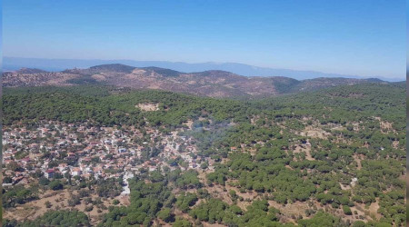 Balıkesir'de iki ayrı noktada orman yangını