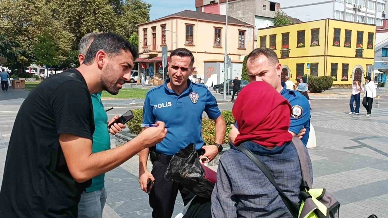 Bankta b�rak�lan �anta polisi alarma ge�irdi