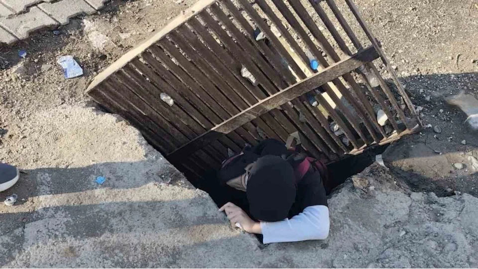 Bast��� gider mazgal� kayd�: 1 bu�uk metrelik �ukura d��t�