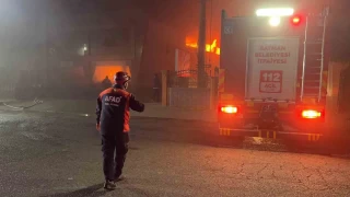 Batman'da mobilya fabrikasnda yangn