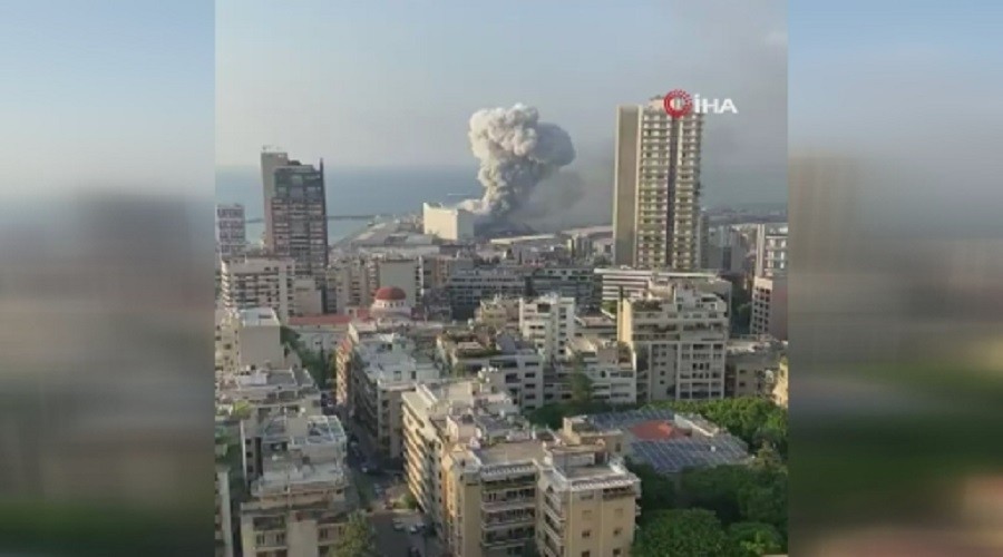 Beyrut�ta b�y�k patlama