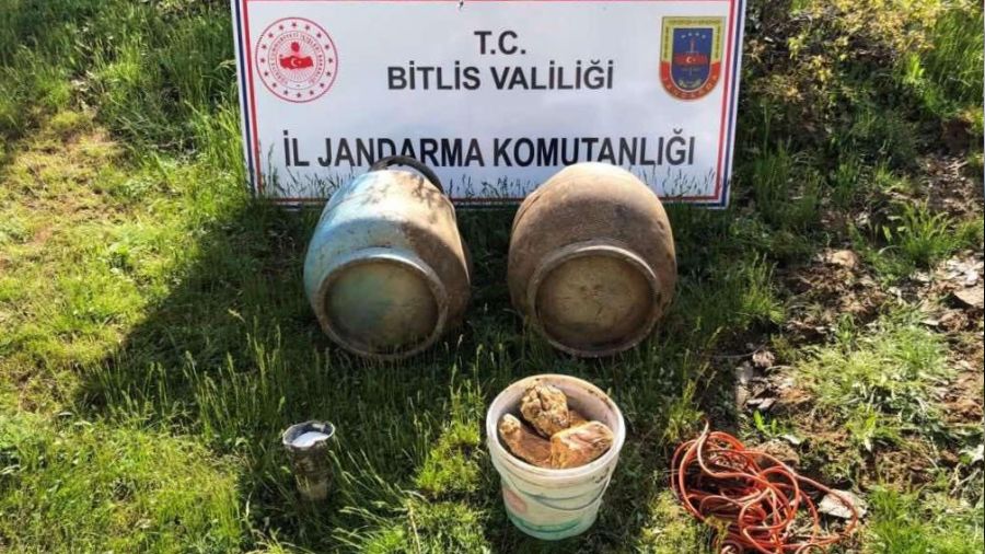 Bitlis'te tespit edilen patlayıcı imha edildi