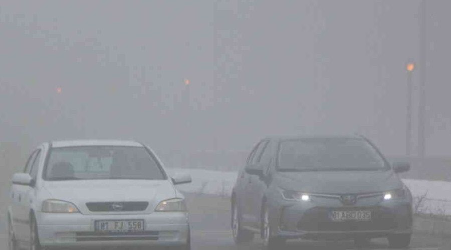Bolu Dağı'nda yoğun sis etkili oluyor