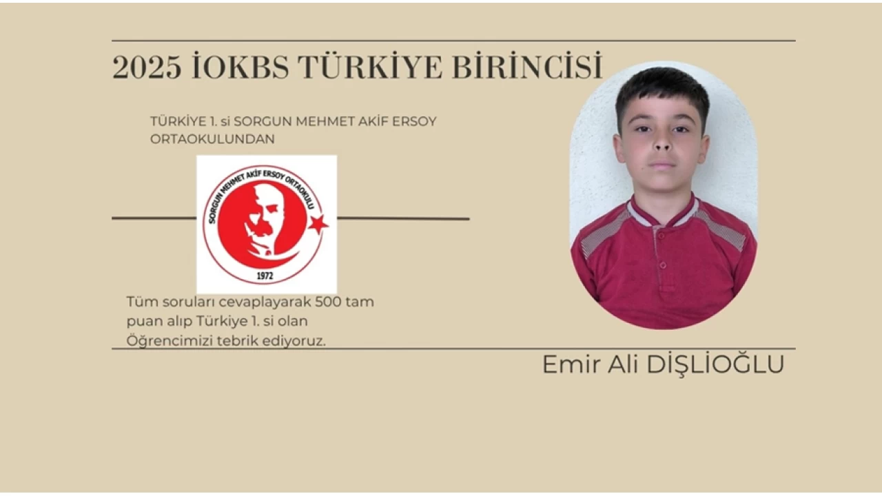 Bo� vakitlerinde �obanl�k yapan 11 ya��ndaki �ocuk, bursluluk s�nav�ndan 500 tam puan ald�