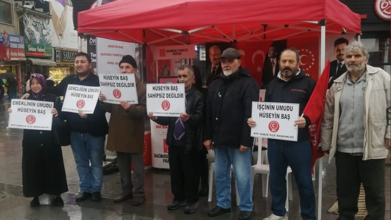 BTP Gebze Teşkilatı: Hüseyin Baş yalnız değildir