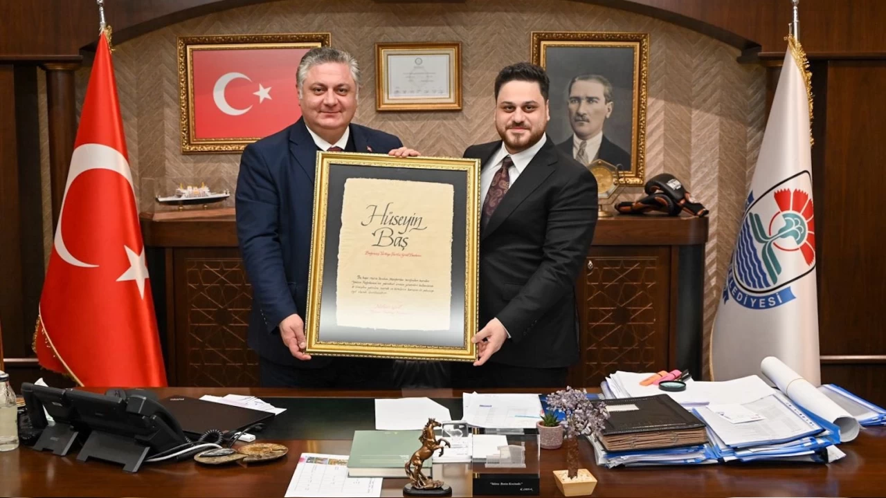 BTP lideri Hüseyin Baş’tan Yalova Belediye Başkanı Mehmet Gürel’e ziyaret