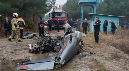 Bursa'da eğitim uçağı düştü: 2 ölü