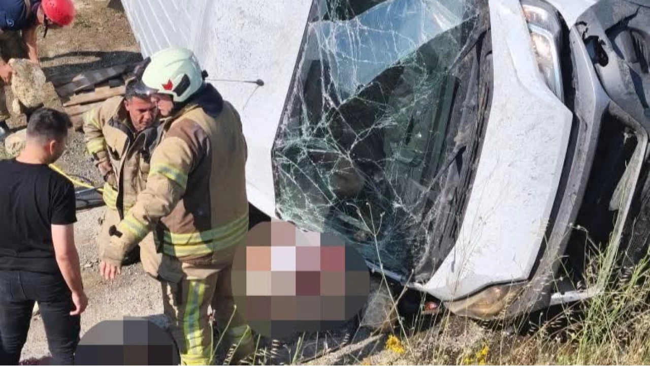 Çatalca'da kontrolden çıkan araç takla attı: 1 ölü