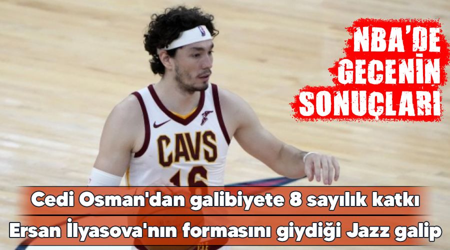 Cedi Osman'dan galibiyete 8 saylk katk