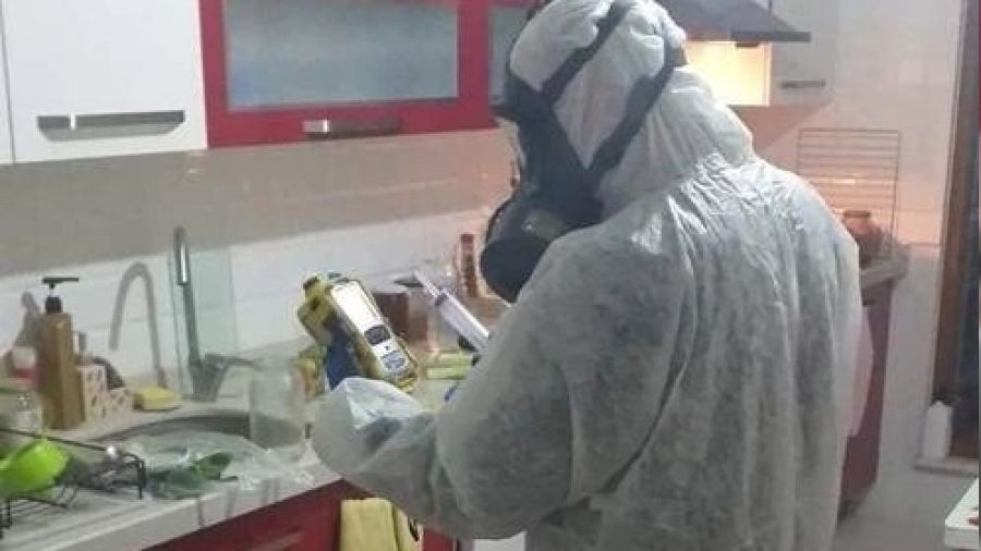 Civalı ateş ölçer kırıldı, ev karantinaya alındı