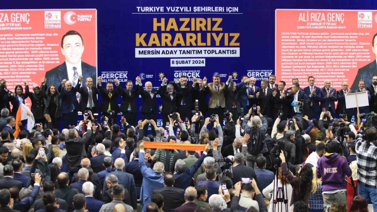 Cumhur �ttifak�'n�n Mersin adaylar� tan�t�ld�
