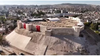 Depremde ar hasar alan Gaziantep Kalesi'nin restorasyonu tamamland