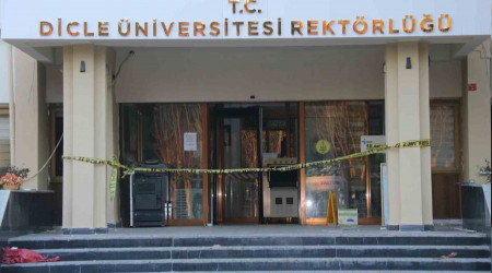 Dicle Üniversitesi rektörlük binası boşaltıldı