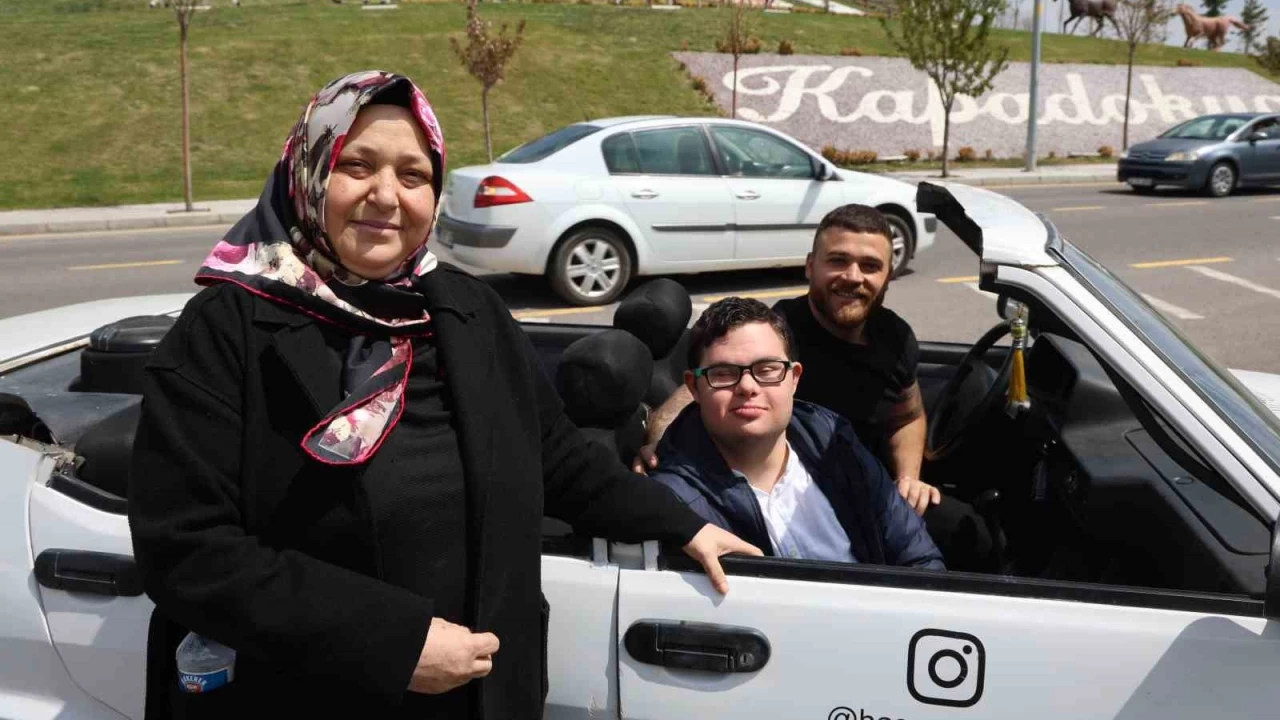 Down sendromlu Yusuf hayaline kavuştu