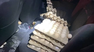 'Dur' ihtarına arabamda yumurta olduğu için uymamış!