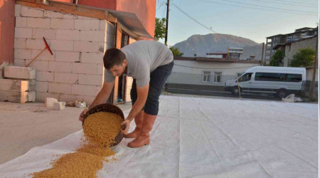 Elbistan'da bulgur kaynatma sezonu başladı