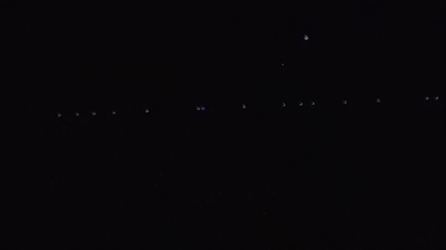 Elon Musk'un Starlink uyduları Aşkale semalarında