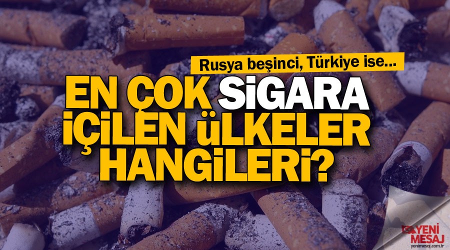 En �ok sigara i�ilen �lkeler!