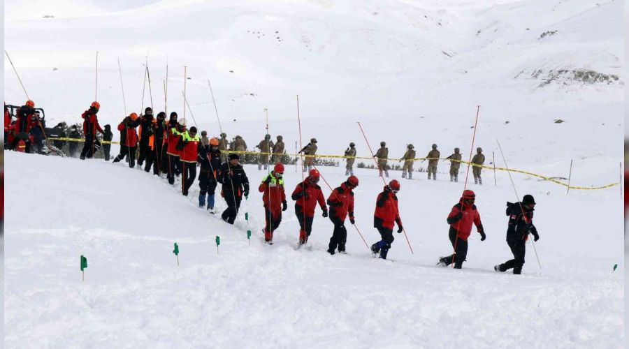 Erciyes'te  tatbikat gereini aratmad
