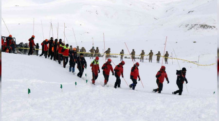 Erciyes'te  tatbikat gereini aratmad