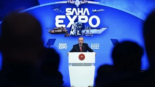 Erdoğan, SAHA EXPO 2024 Savunma, Havacılık ve Uzay Sanayii Fuarı'nda konuştu