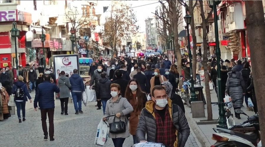 Eski�ehir'de caddelerinde endi�e veren yo�unluk