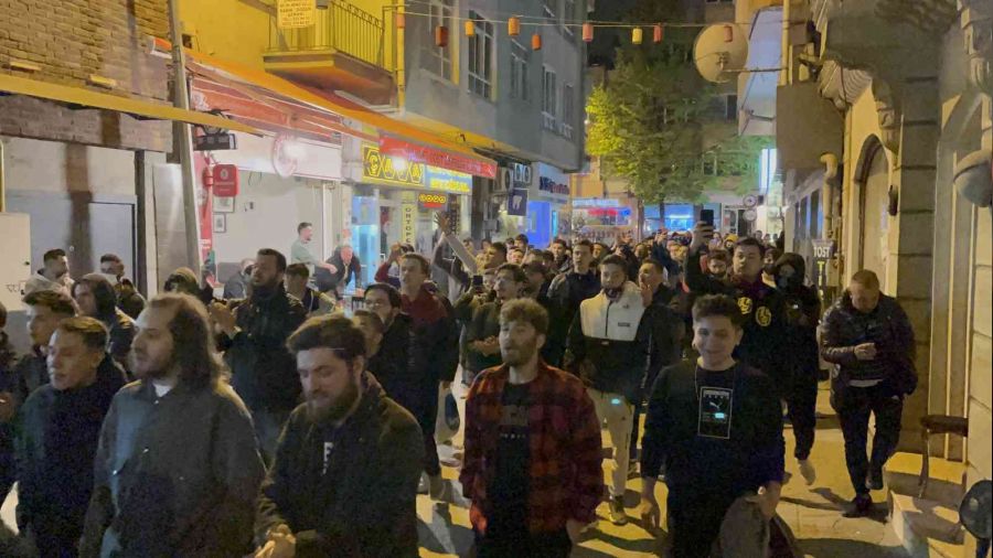 Eskişehir'de kutlama yaptırmadılar!