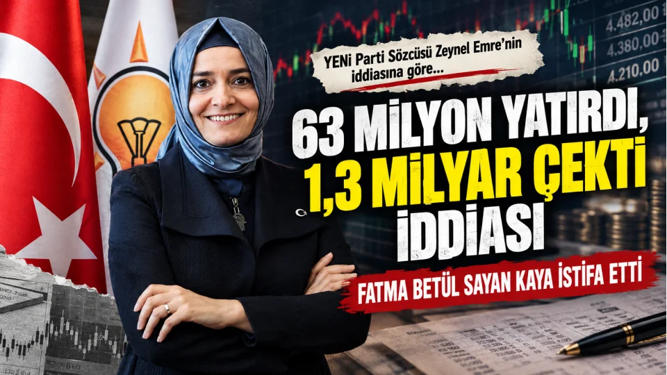 Fatma Bet�l Sayan Kaya istifa etti