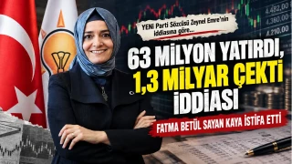 Fatma Bet�l Sayan Kaya istifa etti