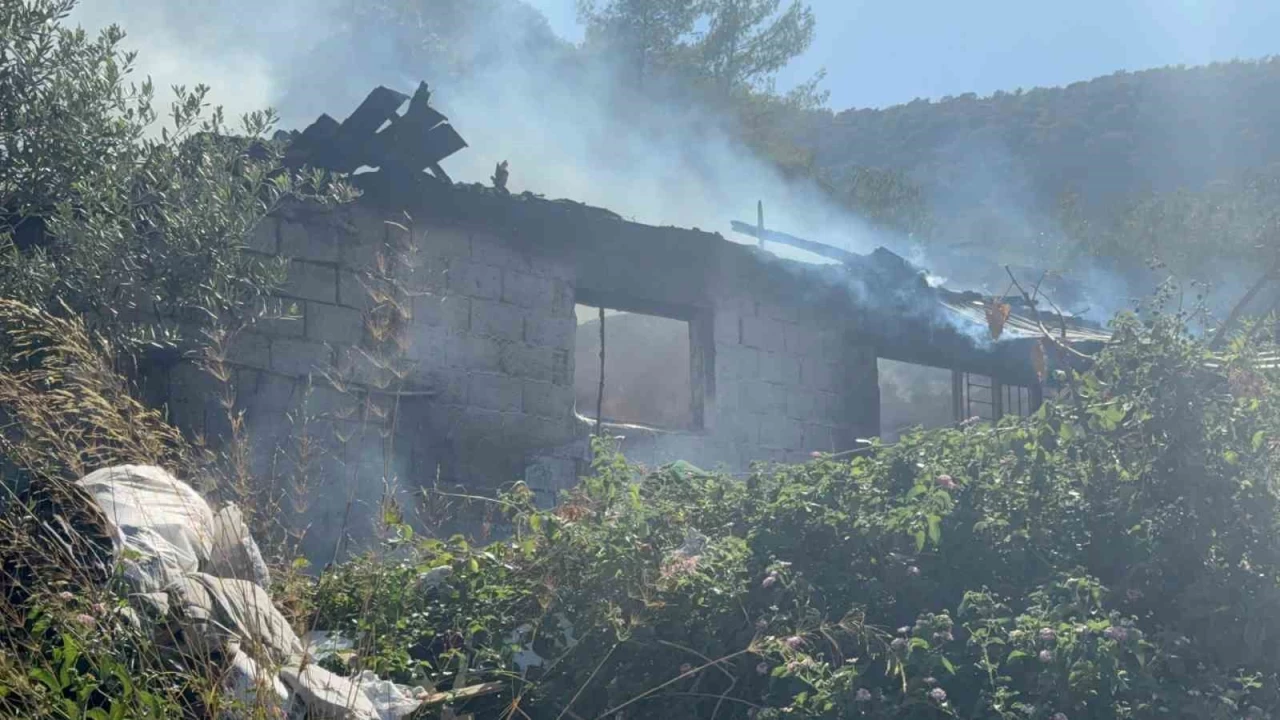 Fethiye'de madde ba��ml�s� gen� evi ate�e verdi