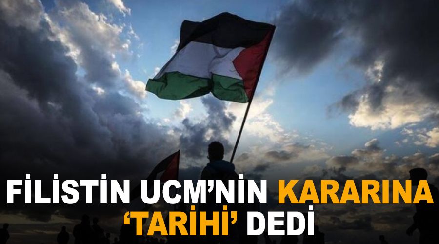 Filistin, UCM'nin karar�na 'tarihi' dedi