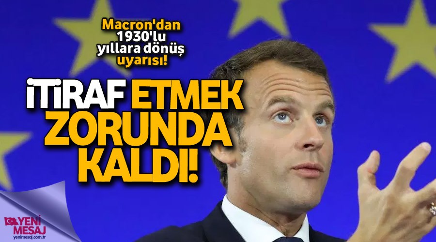 Fla� a��klama! Macron da itiraf etti
