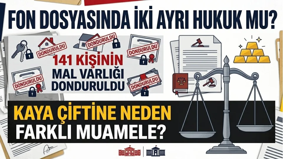 FON DOSYASINDA İKİ AYRI HUKUK MU?