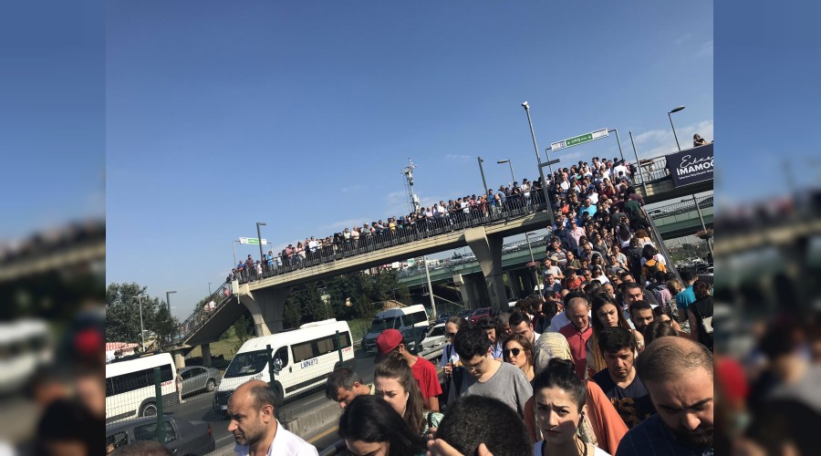 FSM yüzünden izdiham yaşandı