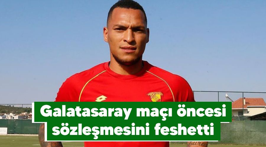 Galatasaray ma�� �ncesi s�zle�mesini feshetti