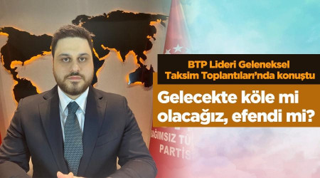 Gelecekte köle mi olacağız, efendi mi?